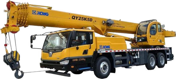 Автокран XCMG QY25K5D (25 тонн, стрела 41 м) — общий вид, купить в Казахстане, цена