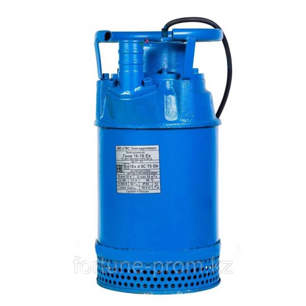 Дренажный насос АиР Погружной центробежный насос ГНОМ 16-16 ЕХ