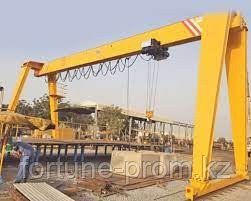 Козловой кран с электрической лебёдкой