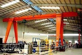 Козловой кран с электрической лебёдкой