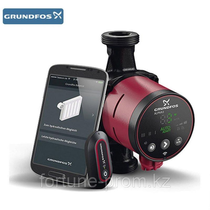 Циркуляционный насос GRUNDFOS с "мокрым" ротором Alpha 3