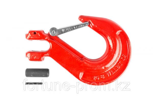 КРЮК С ВИЛОЧНЫМ КРЕПЛЕНИЕМ И ЗАЩЕЛКОЙ TOR Г/П 8,0 ТН