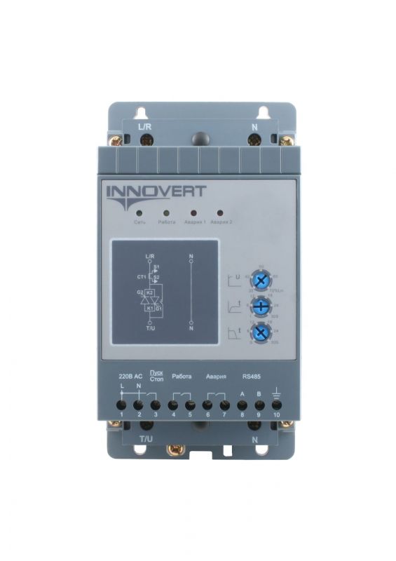 Устройство плавного пуска INNOVERT SSD152A21E, 1,5кВт, 220В, 9А