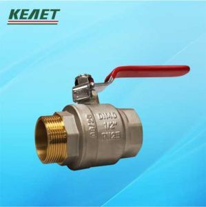 Кран шаровый HLV-Optima (ручка-рычаг) внут-наруж резьба, Dn 1/2", шт