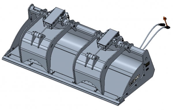 Оборудование для погрузки на полозьях (Зажимной ковш)