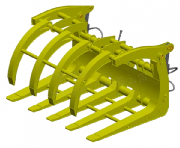 Малогабаритное погрузочное оборудование (Скребок для травы (модель 2023 года))