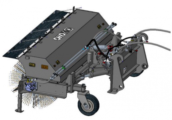 Малогабаритное погрузочное оборудование (Коническая уборочная машина)