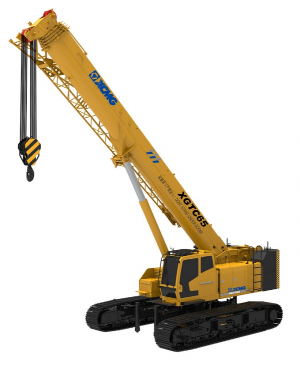 Телескопический гусеничный кран XGTC65