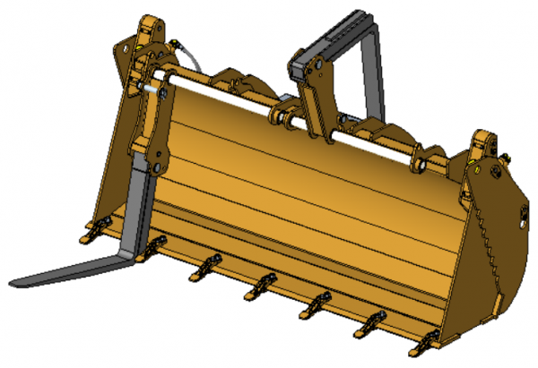 Землеройное погрузочное оборудование (Ведро "шесть в одном")