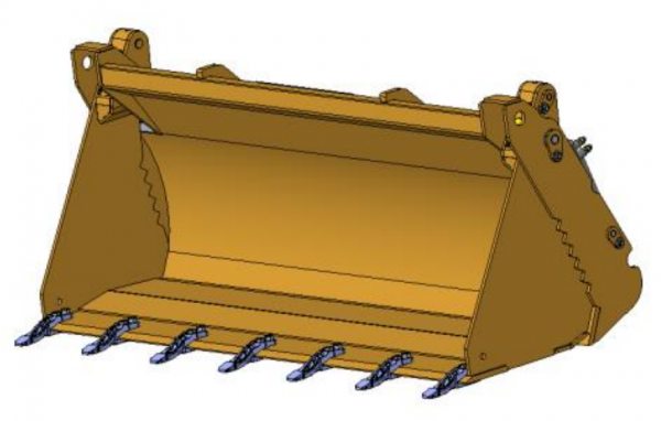 Землеройное погрузочное оборудование (Быстросменное ведро "четыре в одном")