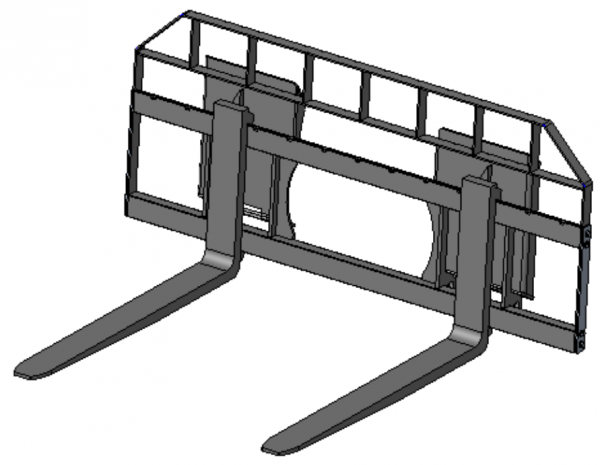 Оборудование для погрузки на полозьях (вилка)