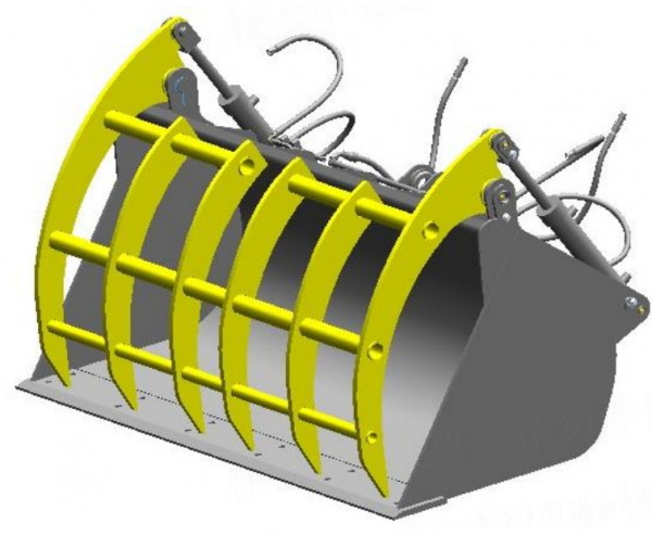 Малогабаритное погрузочное оборудование (Зажимной ковш (модель 2024 года))