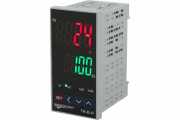Температурный контроллер INNOCONT, 2 дисплея, 4 разряда, 48x96x62 мм, 2 аварийных выхода, 110-220VAC, выход: реле + твердотельное реле TR-B-H