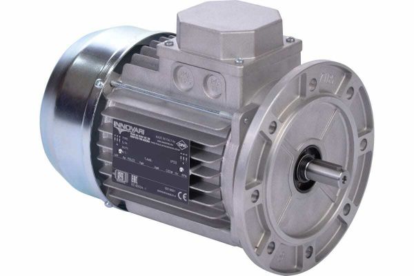 Электродвигатель трёхфазный асинхронный INNOVARI (1.1 кВт 1400 об/мин) 140"24 мм, MT90S KW 1,1/4 B14, схема включения "звезда"/"треугольник" (380В/220В), IP55, CIMA (Италия)