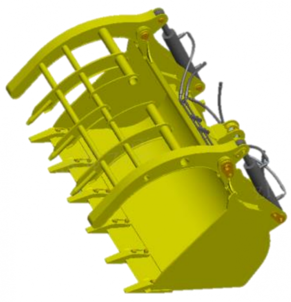 Малогабаритное погрузочное оборудование (Зажимной ковш (модель 2023 года))