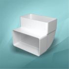 Колено 620 КВП (плоское вертикальное)