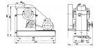 Щековая дробилка ДЩ 80х150 лабораторная (150-450 кг/ч, 1.5 кВт, 380В)