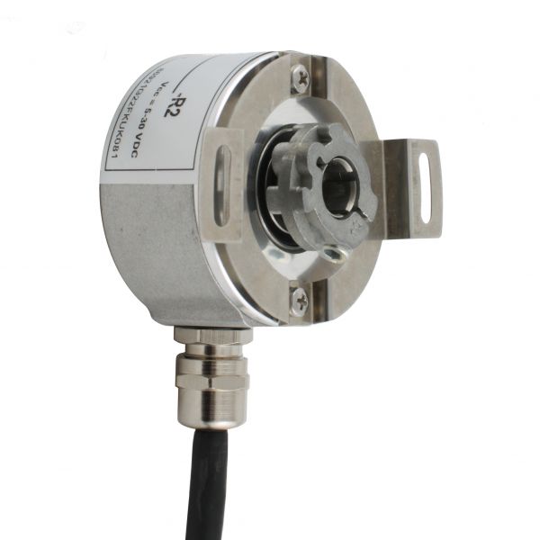 Инкрементальный программируемый энкодер INNOCONT D=50мм, полый вал 10мм, 5…30VDC, выход TTL/HTL с инверсией, IP 54