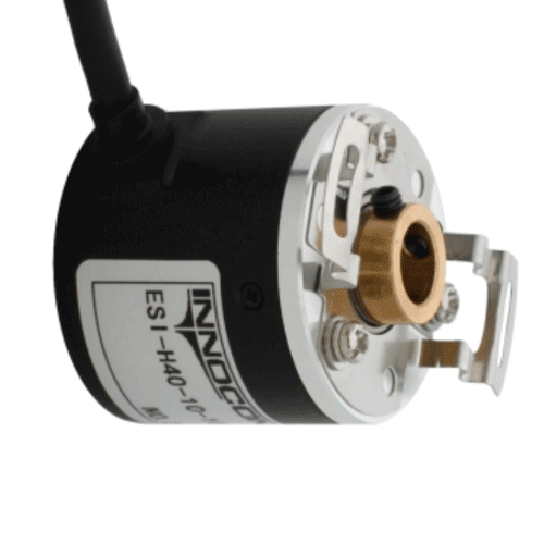 Инкрементальный энкодер INNOCONT D=40мм, полый вал 6мм, 1024 имп/об, 24VDC, выход HTL, IP54, -20…+80°C, радиальный кабель 2м