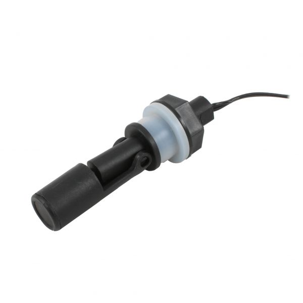 Поплавковый датчик уровня жидкости INNOLEVEL, горизонтальное исполнение, -20 +80 С, соединение- резьба M16 полипропилен, кабель 500 мм, поплавок - полипропилен