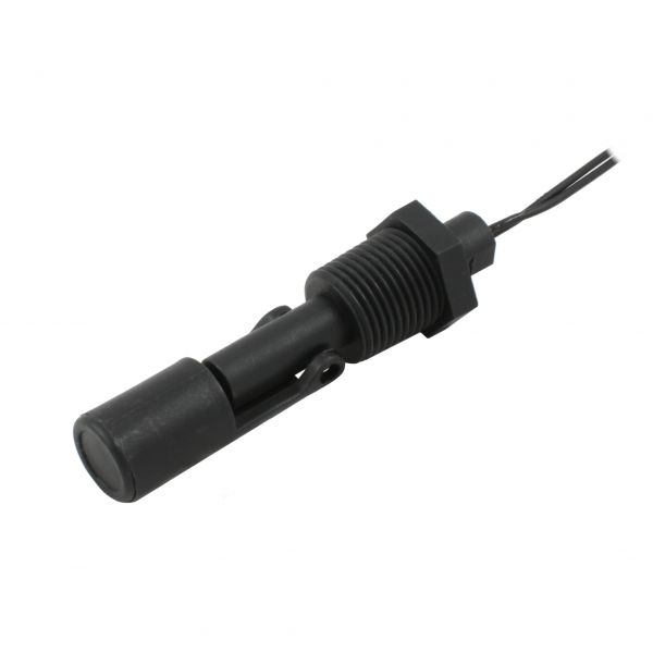 Поплавковый датчик уровня жидкости INNOLEVEL, горизонтальное исполнение, -20 +80 С, соединение- резьба 1/2"NPT полипропилен, кабель 500 мм, поплавок - полипропилен