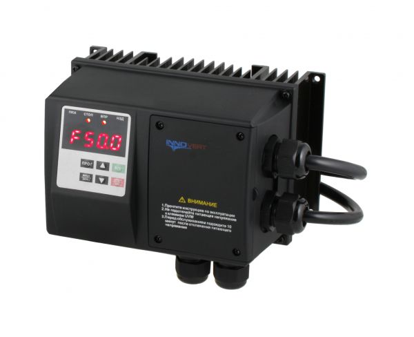 Преобразователь частоты пыле- влагозащищенный INNOVERT IPD112P21B IP65, 1,1кВт, 220В, 6А