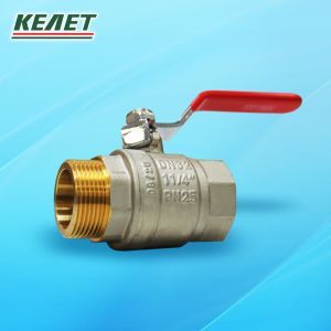 Кран шаровый HLV-Optima (ручка-рычаг) внут-наруж резьба, Dn 1 1/4", шт