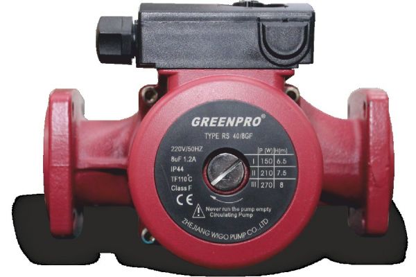 Насос циркуляционный rs40/8gf, 200мм, 220в