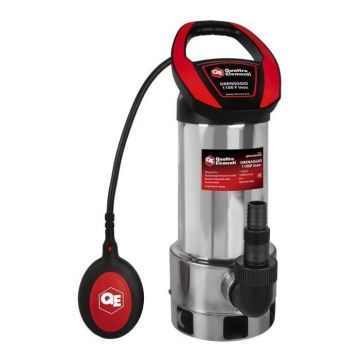 Насос дренажный для грязной воды Quattro Elementi DRENAGGIO 1100 F Inox (220 В, 1100 Вт, 19 м³/ч, 9 м)