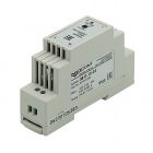 Источник питания INNOCONT. Вход: 220VAC, 0.48А, выход: 15W, 24VDC, 0.63A, -10 +50С, IP20, типы защиты: КЗ, перегрузка, перенапряжение SB-D-15-24