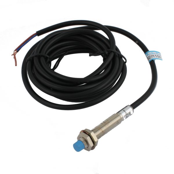 Индуктивный датчик INNOCONT, M8x1, L=49 мм, неэкранированный, зона срабатывания 2 мм, -25 +60 С, 12…24 VDC, IP65, выход: NPN NO, макс. ток 200 мА, кабель 2 м SL-8N2C