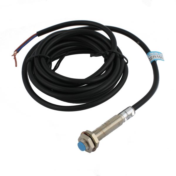 Индуктивный датчик INNOCONT, M8x1, L=49 мм, экранированный, зона срабатывания 1 мм, -25 +60 С, 12…24 VDC, IP65, выход: PNP NO, макс. ток 200 мА, кабель 2 м SL-8P1C