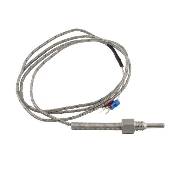 Датчик температуры INNOCONT с кабелем, исполнение N, спай CA, раб.часть: диаметр 4,8мм длина 30мм, резьба М10x1,5, длина кабеля 3м TS-W-N-CA-4,8-30-3-M10x1,5