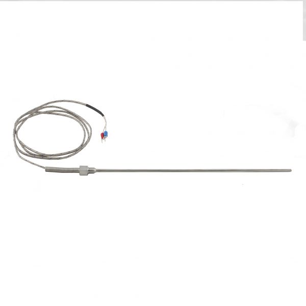 Датчик температуры INNOCONT с кабелем, исполнение N, спай CA, раб.часть: диаметр 4,8мм длина 300мм, резьба М10x1,5, длина кабеля 3м TS-W-N-CA-4,8-300-3-M10x1,5