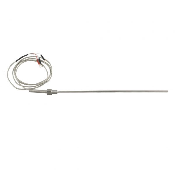 Датчик температуры INNOCONT с кабелем, исполнение N, спай Pt100, раб. часть: диаметр 4,8мм длина 300мм, резьба 1/8", длина кабеля 1.5м TS-W-N-Pt100-4,8-300-1,5-1/8