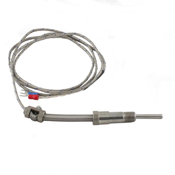 Датчик температуры INNOCONT с кабелем, исполнение S, спай CA, рабочая часть: диаметр 4,8мм длина 30мм, втулка М12x1,5, длина кабеля 1.5м TS-W-S-CA-4,8-30-1,5