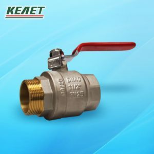 Кран шаровый HLV-Optima (ручка-рычаг) внут-наруж резьба, Dn 1 1/2", шт